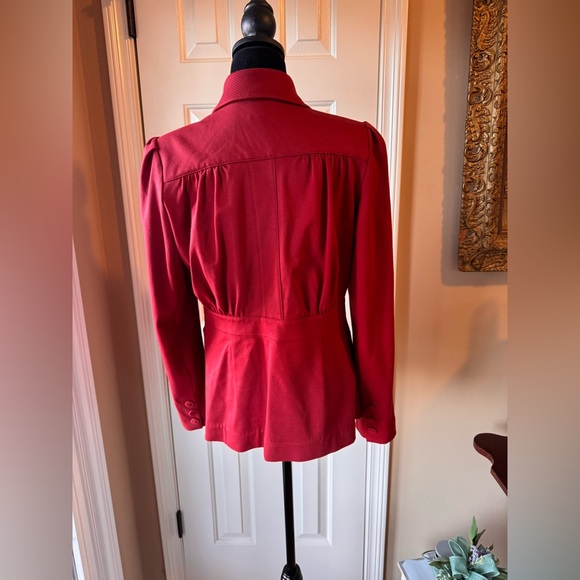 CAbi Spencer Jacket- Moulin Rouge Red - Vintage Style- Size Medium - Picture 6 of 10